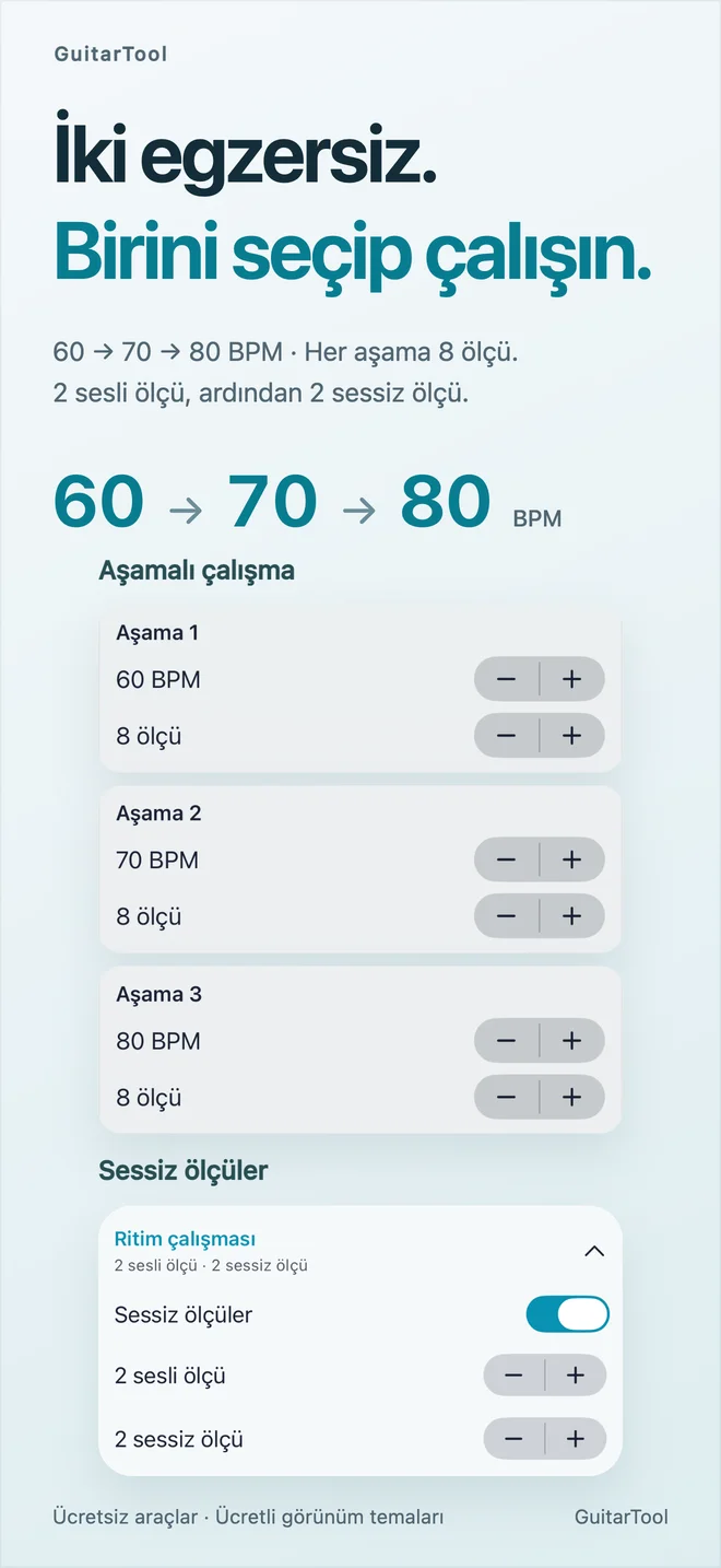 Mevcut mağazada da kullanılan 1.1.2 alıştırma ön izlemesi; yeni ses veya widget gösterilmez.
