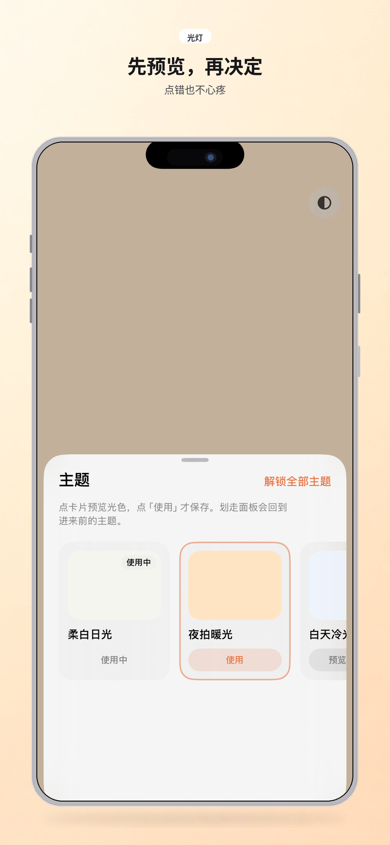 主题预览态